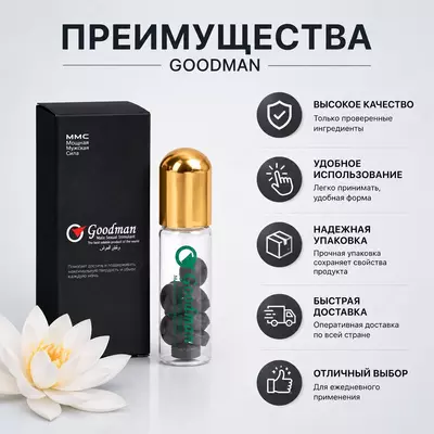 Препарат Goodman для поддержки мужского здоровья